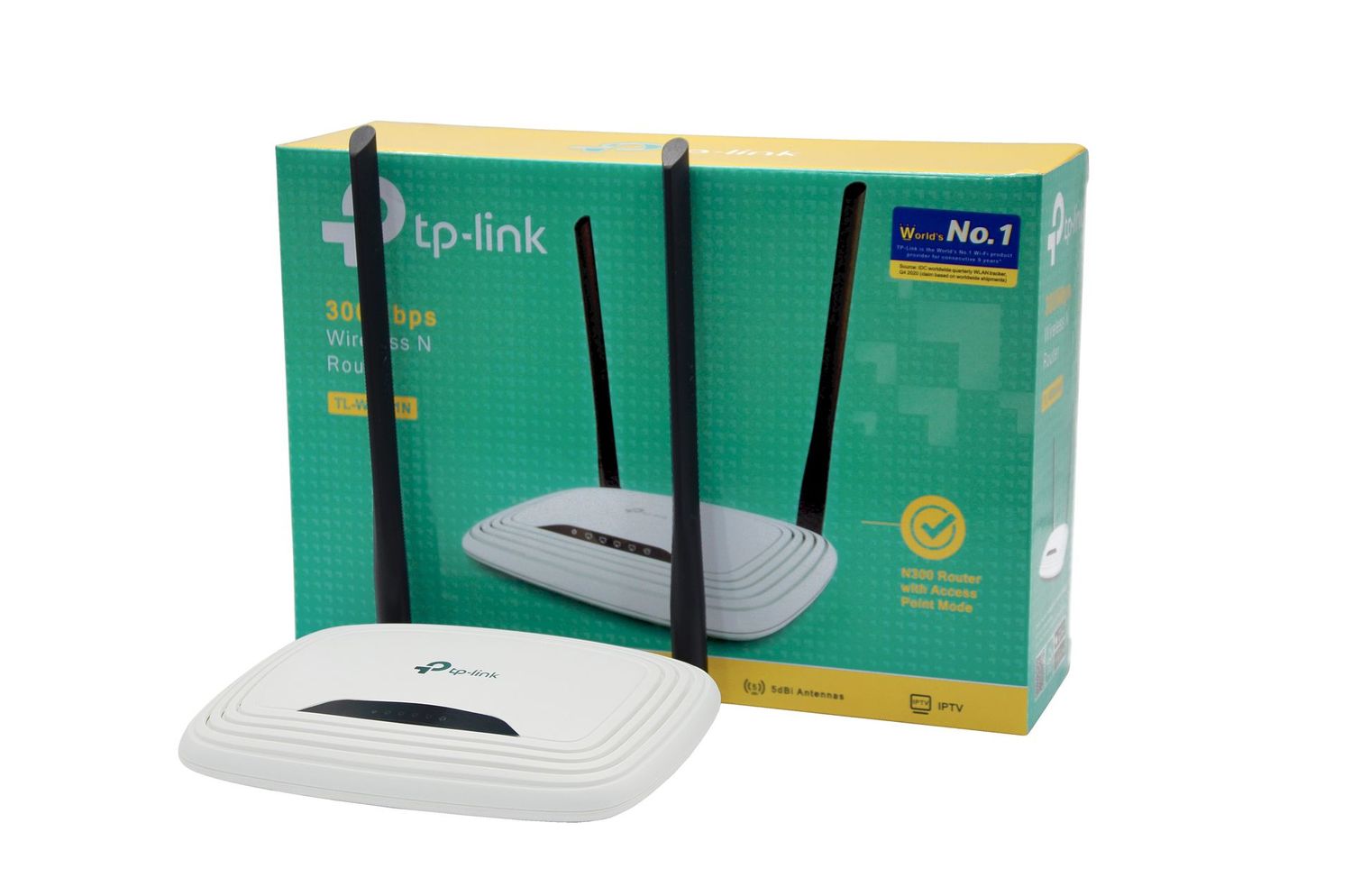 WIRELESS N 300 MBPS ROUTER WITH 4 LAN 10/100 MBPS PORTS + 1 WAN 10/100 MBPS PORT - TP-LINK