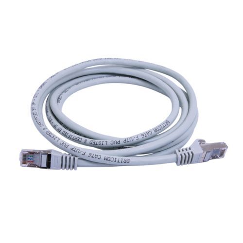 CORDON DE BRASSAGE F/UTP CAT6 GRIS 2M PVC - EXTRA - BRITICOM CORDON DE BRASSAGE F/UTP CAT6 GRIS 2M PVC - EXTRA - BRITICOM