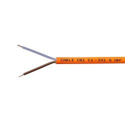 CABLE INCENDIE 1X2X1.5 - LSOH- (CR1 C1) - ORANGE- CABELKO