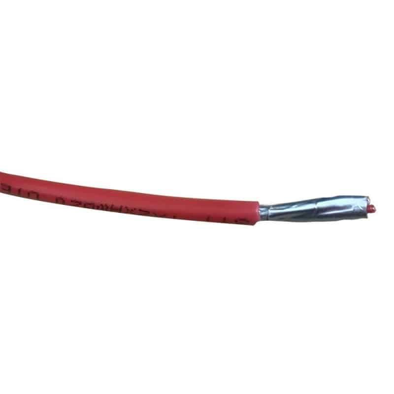 CABLE DETECTION INCENDIE 1X2X0,9 SYT ROUGE