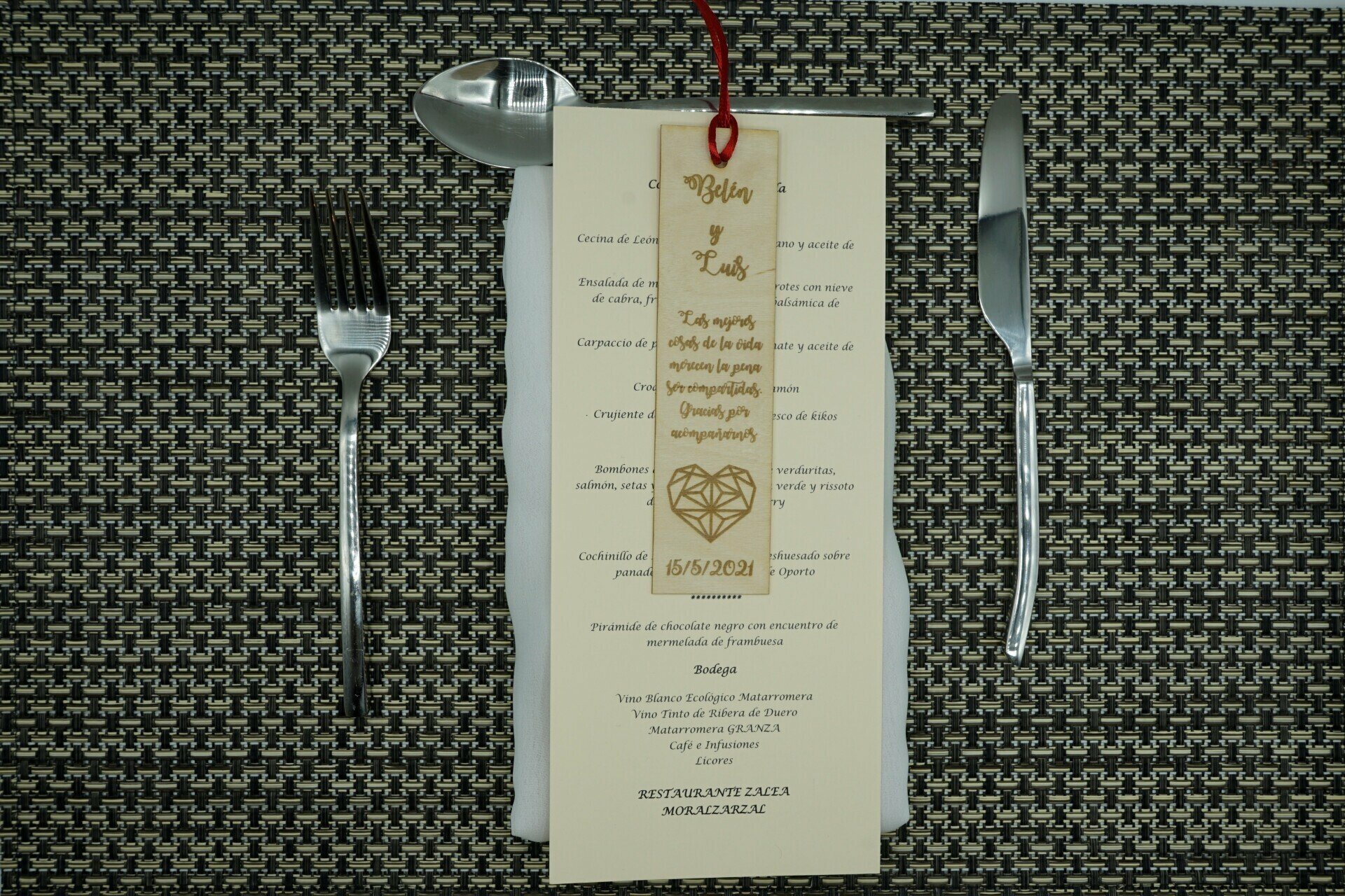 Marcapáginas Boda / Comunión