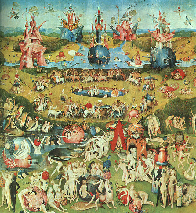 Bosch, Hieronymus - Der Garten der Lüste - Mitteltafel - Museu del Prado, Madrid um 1510
