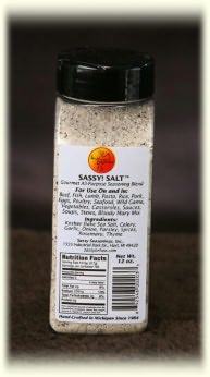 SASSY SALT - 12 oz. plastic shaker