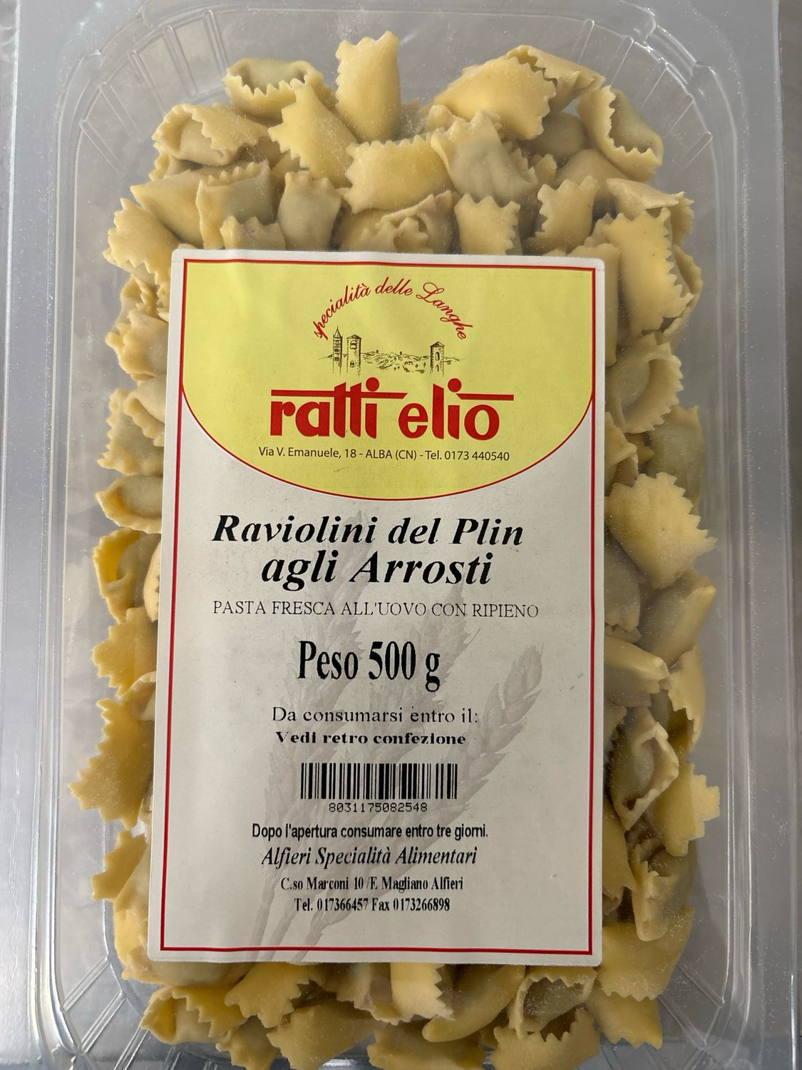 Agnolotti del Plin with meat Agnolotti del Plin with meat