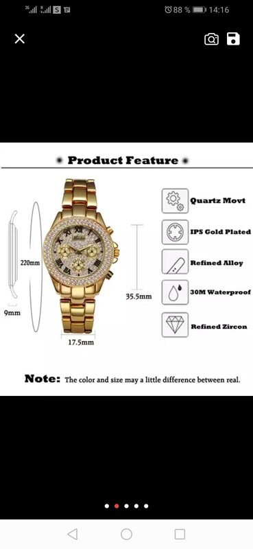 MISSFOX Watch Water resistant