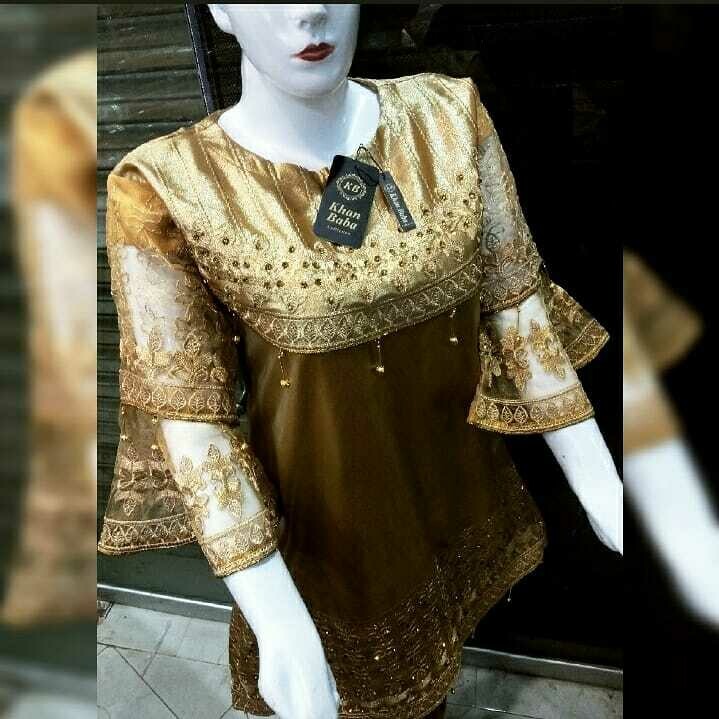 FABRIC: Shabnam + Tissue with front back  Embroidery