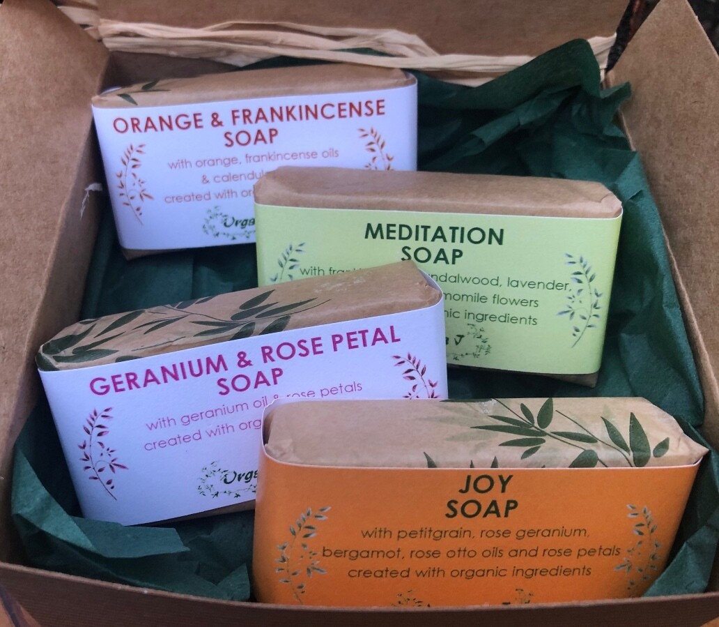 Organic Aromatherapy Soap Gift Box - 45g - One