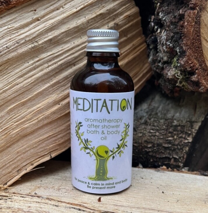 Meditation Aromatherapy After Shower, Bath & Body Oil - I Am So Calm
