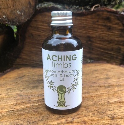 Aching Limbs Aromatherapy Bath & Body Oil 50ml