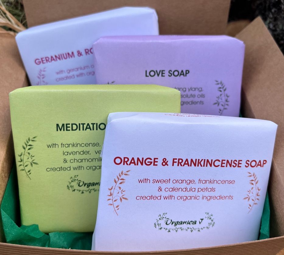 Organic Aromatherapy Soap Gift Box - 90g