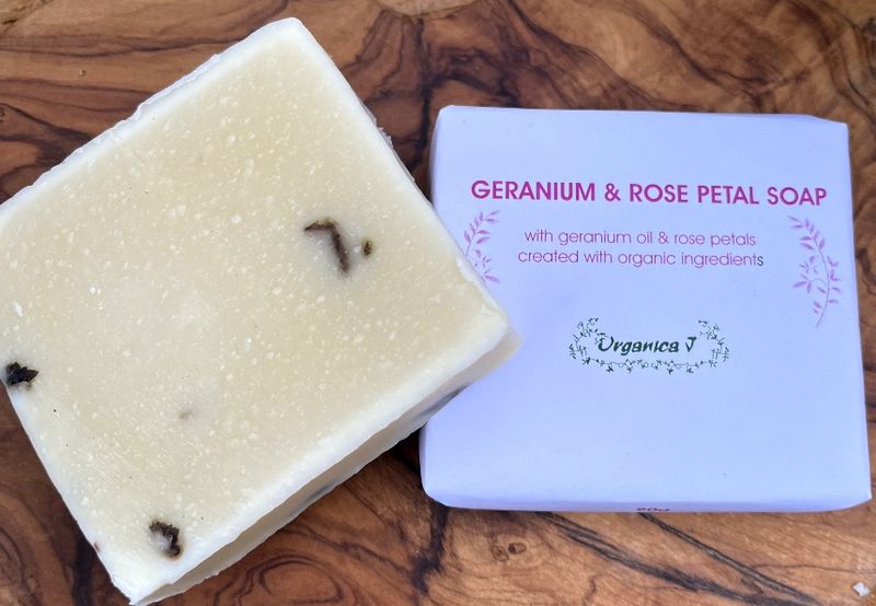 Geranium & Rose Petals Soap