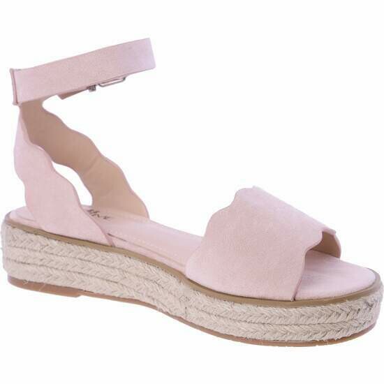 SANDALIA CON PLATAFORMA SS8402 ROSA DE FOR TIME, TALLA 36