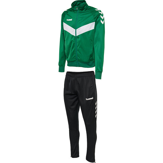 CHANDAL HUMMEL, CHAQUETA EN VERDE Y PANTALON EN NEGRO, TALLA 3XL