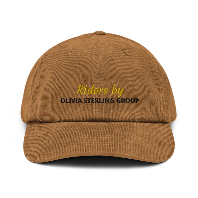 OSG Luxury Trendy Corduroy Riders Hat [Beige]