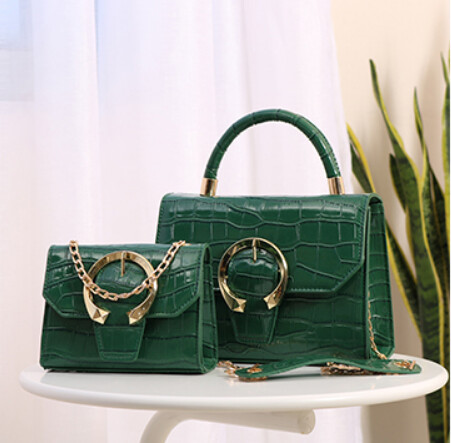 Luxury Italian Belt-Buckle Bag