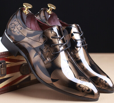 Luxury Patent Wedding Men's Dress Shoes