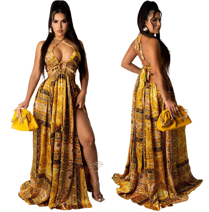 Luxury Split Tudoress Flare Dress | Long