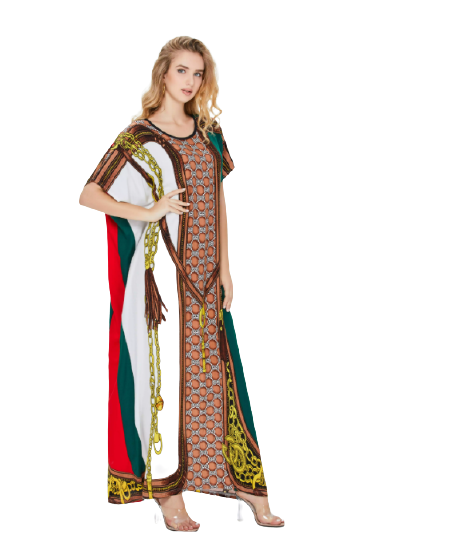 Luxury Designer Kaftan Woman's MaXi Dress