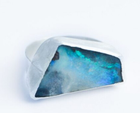 Quality Angular Triangular Silver Ring