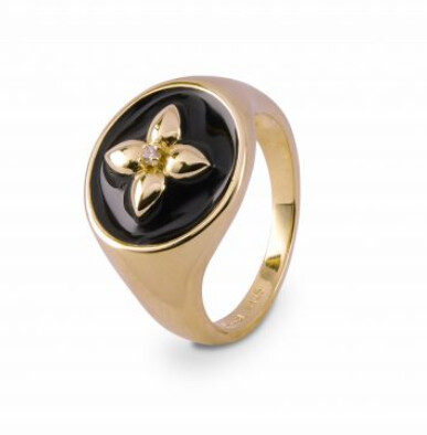 Royal French Signet Ring | The Super Diamanté