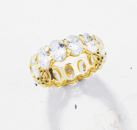Dazzling Eternal Oval Cut Ring