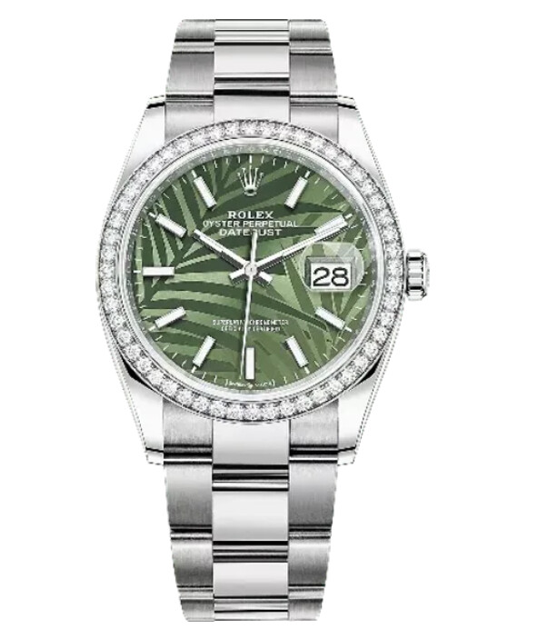 Rolex Datejust Rolex Men's Watch |  Palm Green