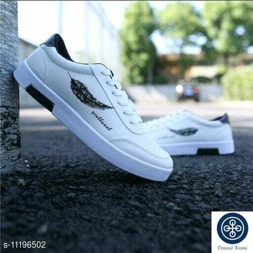 Castoes White Black Casusal Shoes