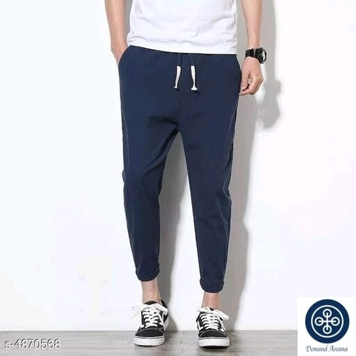 New Stylish Lycra Men&#39;s Trousers