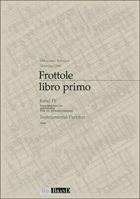 Frottole IV - Instumental-Partitur