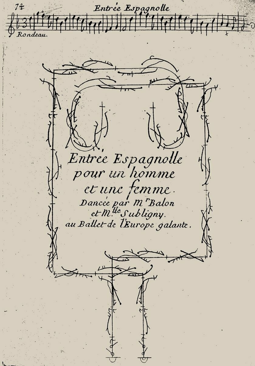 Entrée Espagnolle pour un homme et une femme - Europe Galante - Download