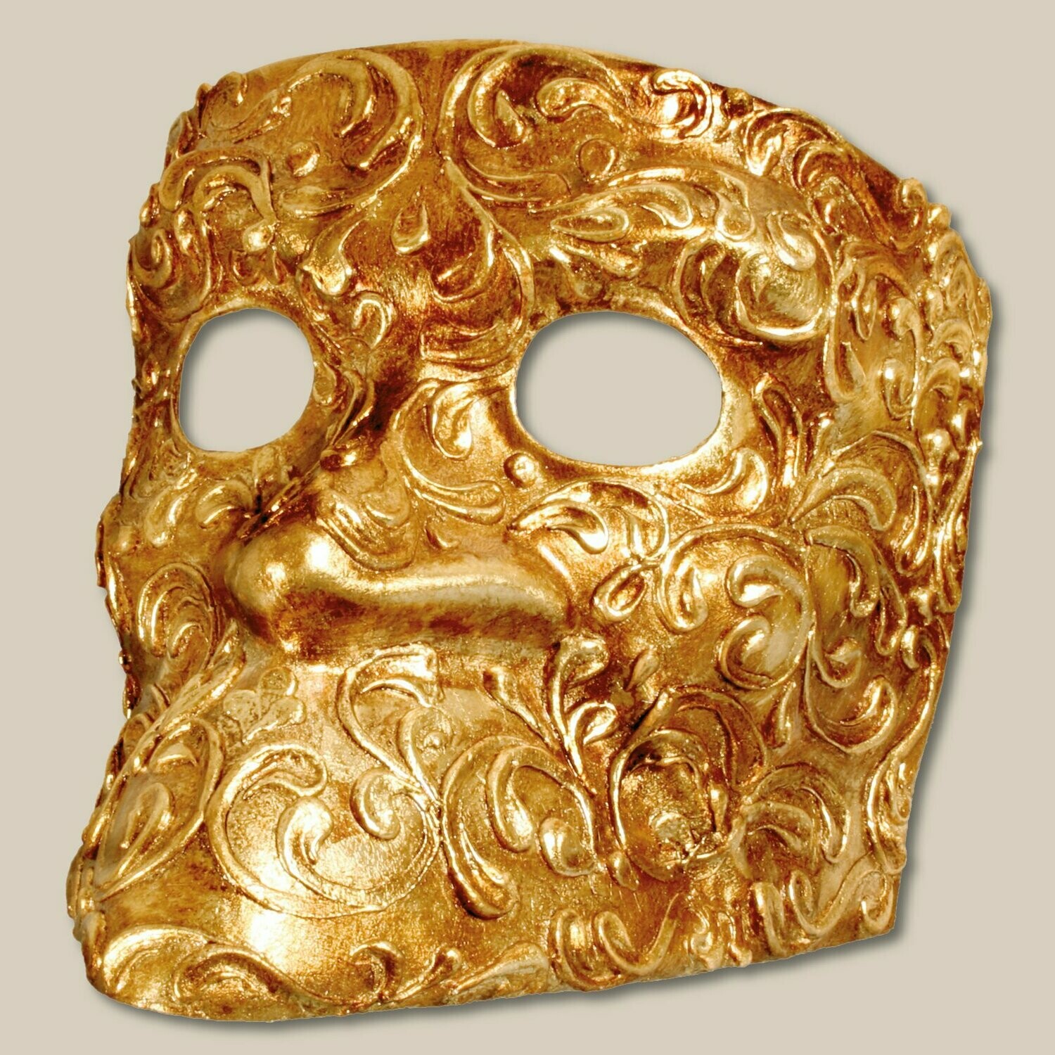 Bauta stucco oro - per il Carnevale