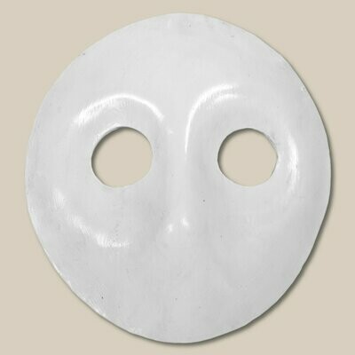 Moretta bianca - Leder-Maske - per il Carnevale