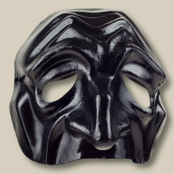 Pantalone nero di cartapesta per la Commedia dell' Arte - Maske