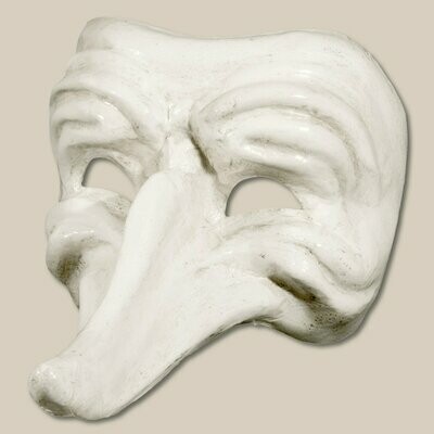 Scappino bianco per la Commedia dell'Arte - Maske Scappino bianco per la Commedia dell'Arte - Maske