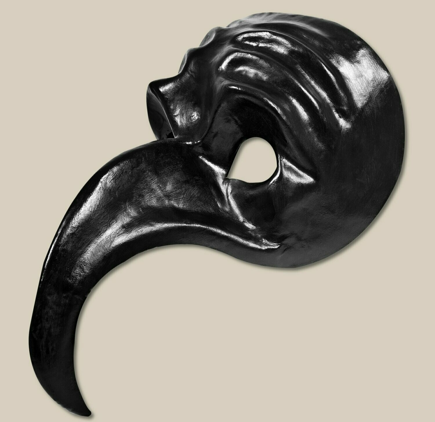 Naso Saraceno nero per la Commedia dell'Arte - Maske