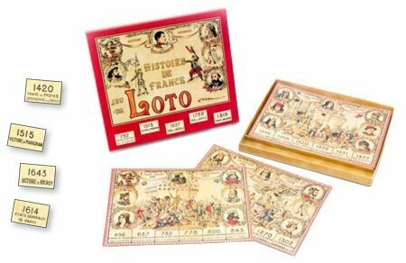 Jeu de Lotto histoire de France