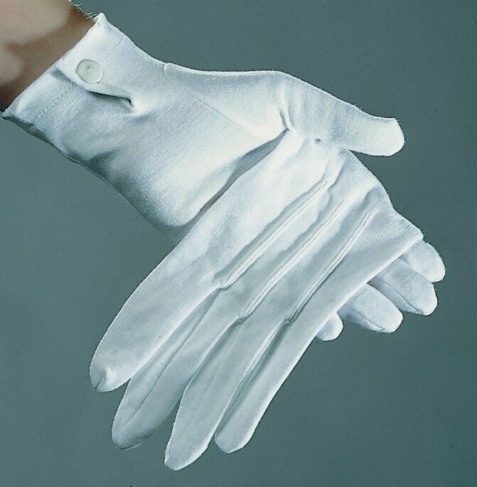 Herren-Handschuhe mit Knopf 1780-1920