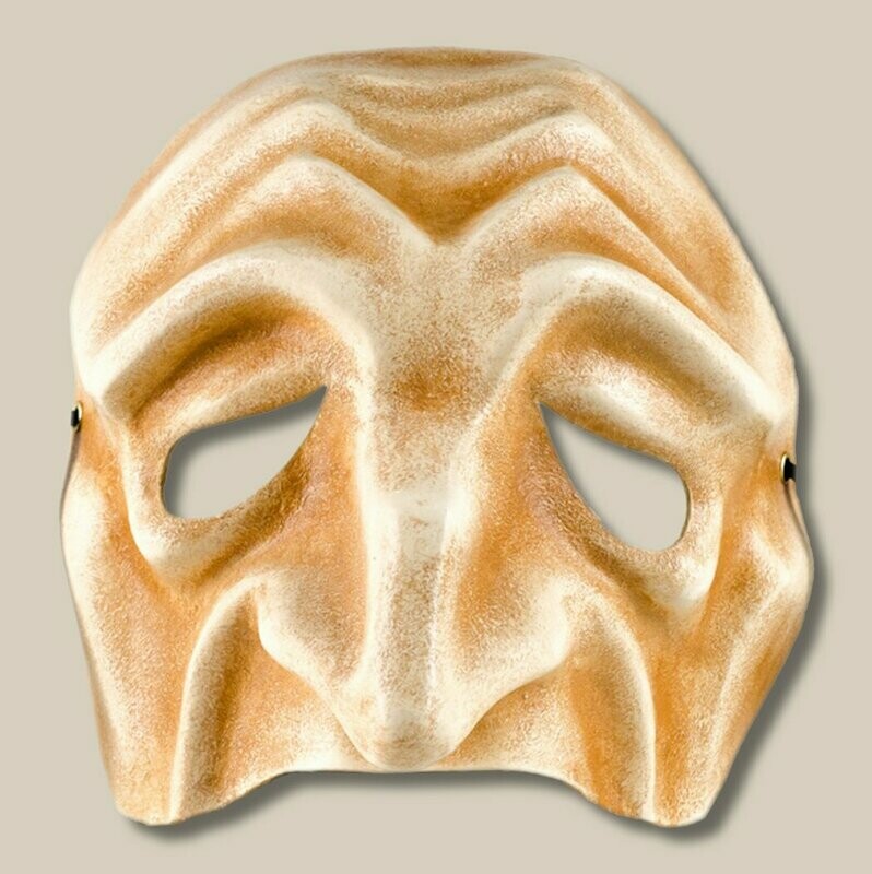 Scaramouche bianco di cartapesta per la Commedia dell' Arte - Mask Scaramouche bianco di cartapesta per la Commedia dell' Arte - Mask