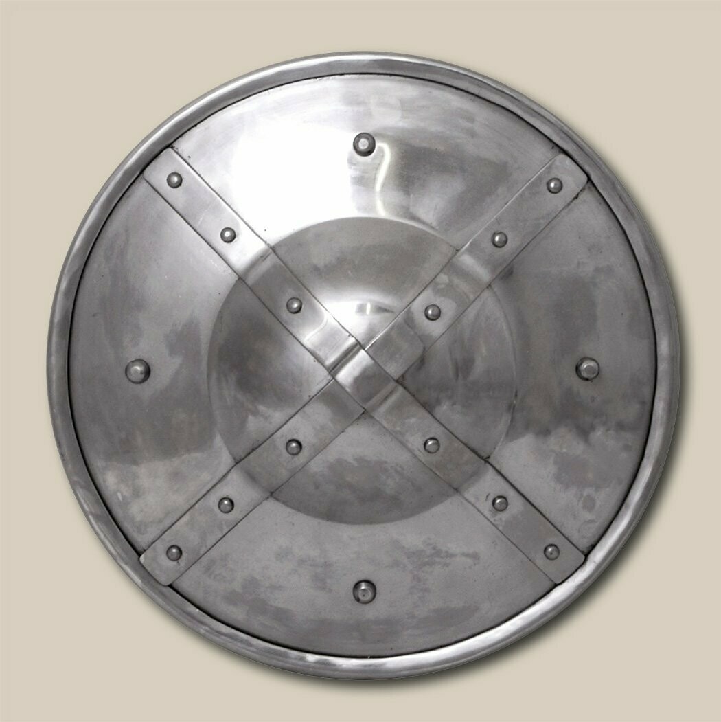 Buckler - Faustschild - mit Bandbeschlägen - M