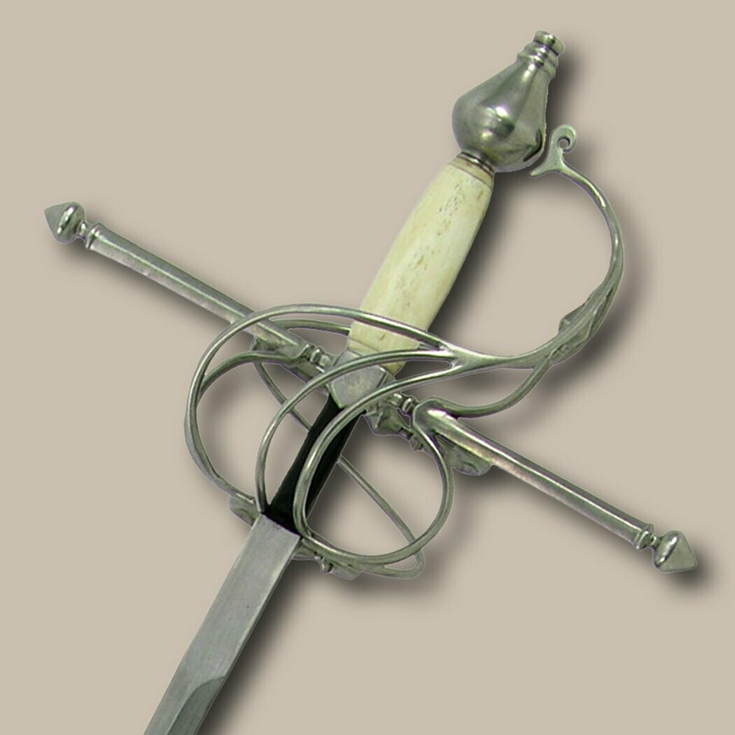 Korbrapier mit Knochengriff