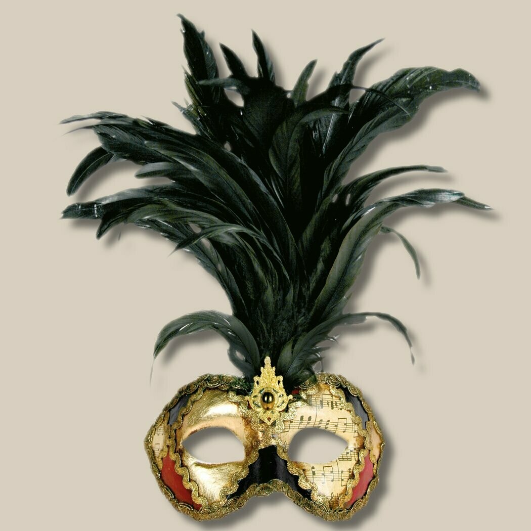 Coviello rosso più musicale per la Commedia dell' Arte - Maske