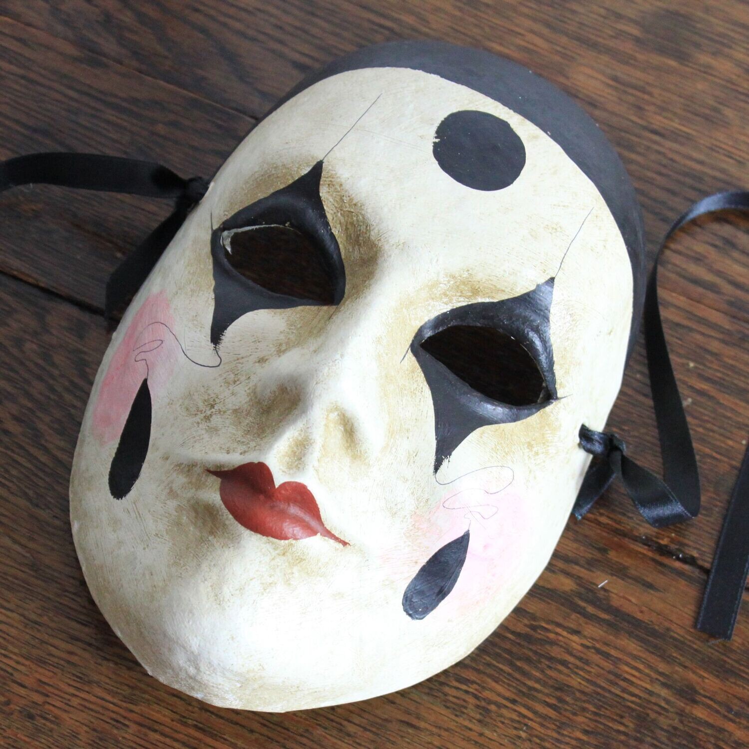 Pierrot per Commedia dell'Arte - Maske