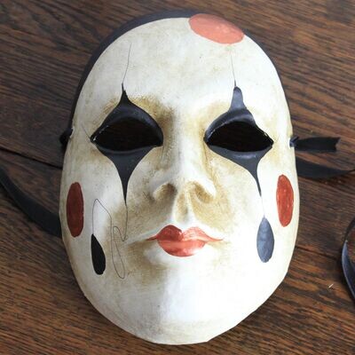 Pierrot per Commedia dell'Arte - Maske