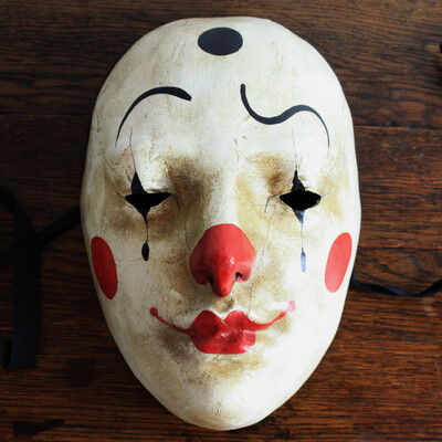 Pierrot per Commedia dell'Arte - Maske