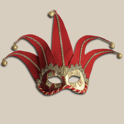 Colombina Tarocchi - Pappmache Maske
