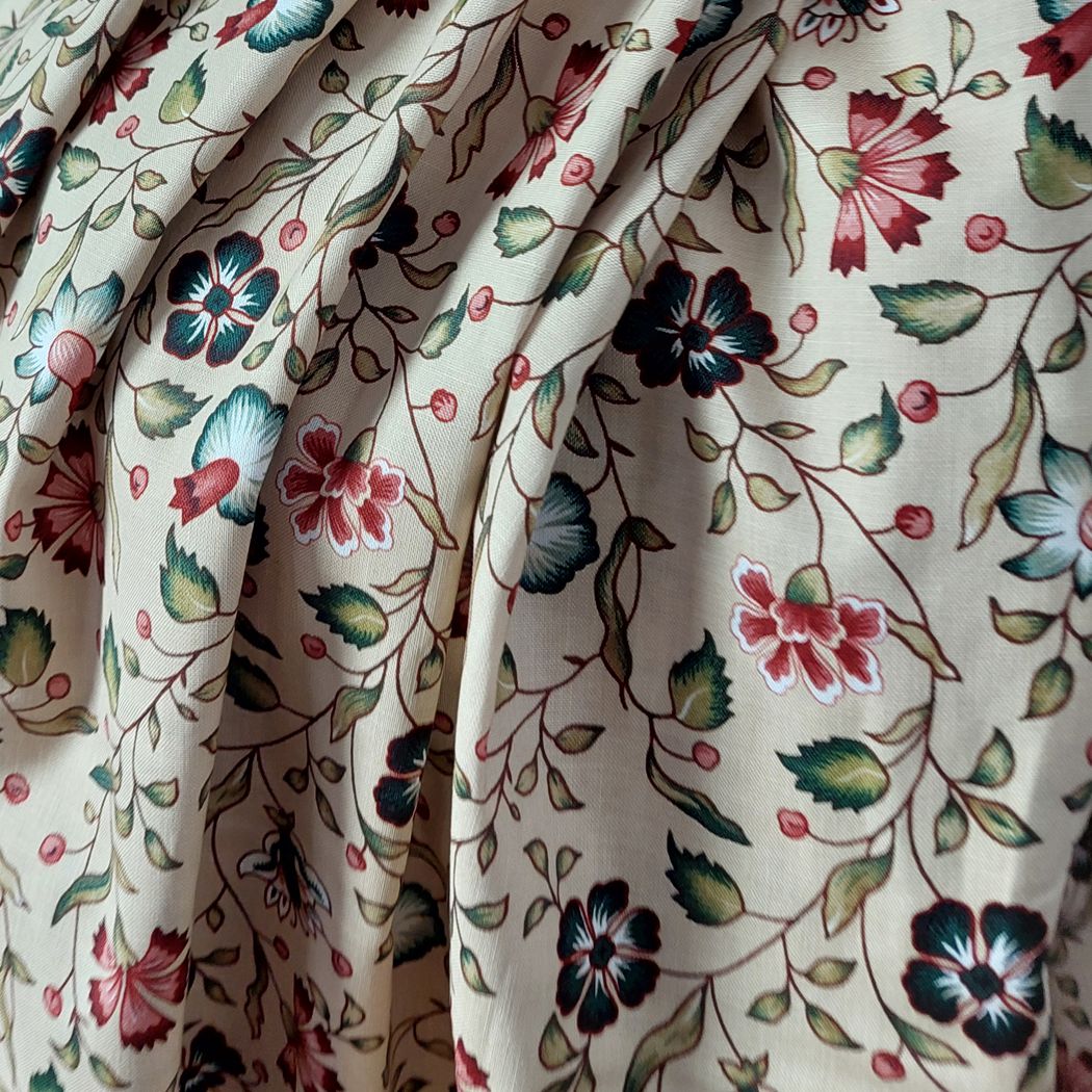 Dutch Heritage - Chintz - C. Fontainebleau - Creme