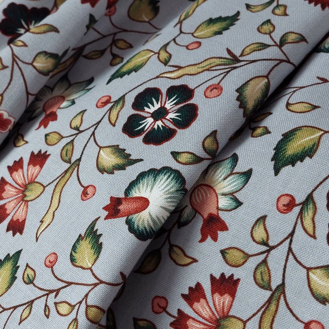 Dutch Heritage - Chintz - C. Fontainebleau - Grau