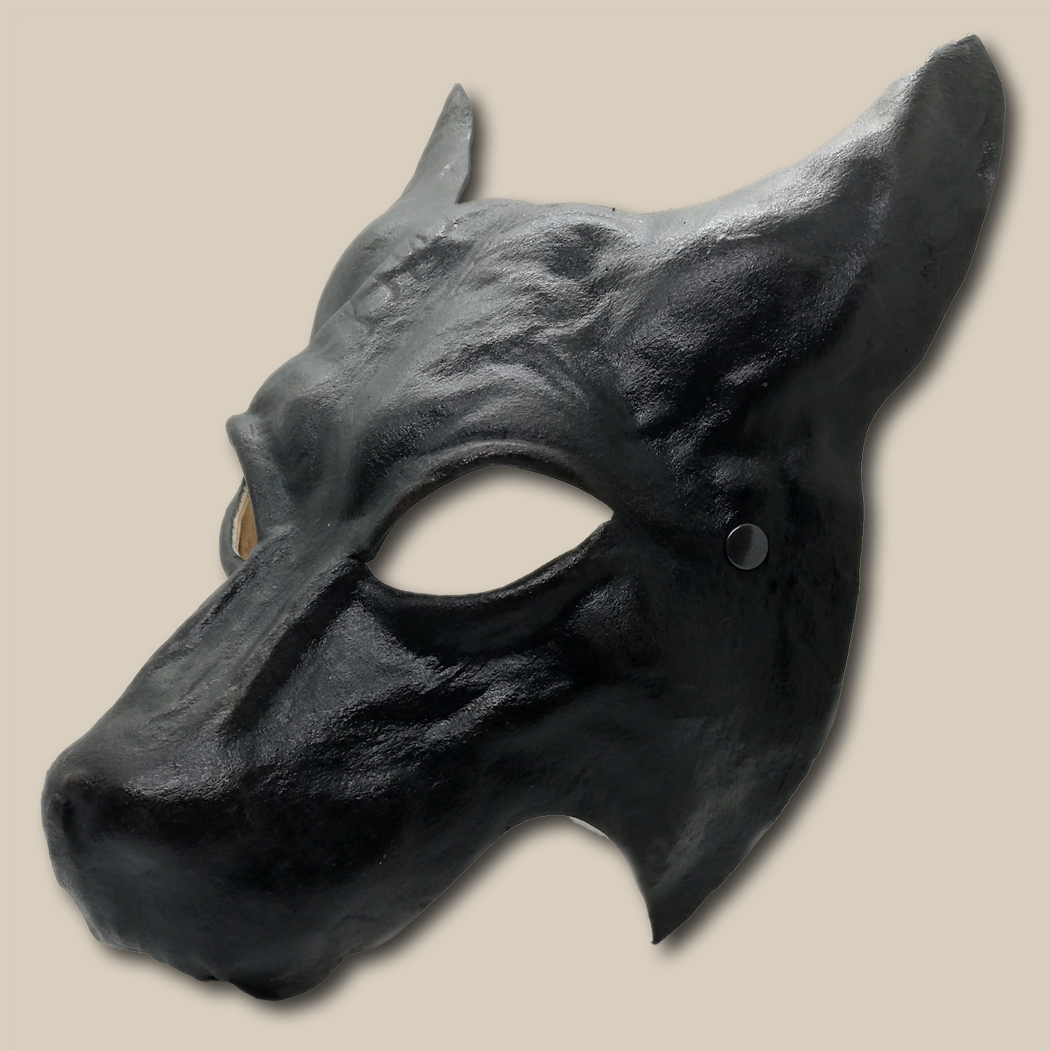 Wolf - Lupo - Ledermaske
