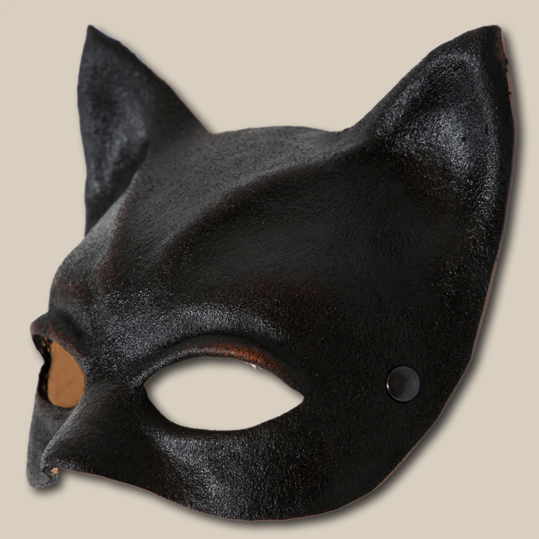 Katze - gatta nero - Ledermaske