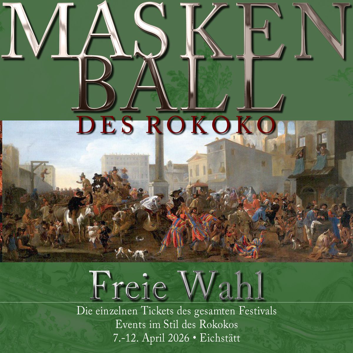 Freie Wahl - Einzel-Billets - Der Große Jagd- & Maskenball 2026